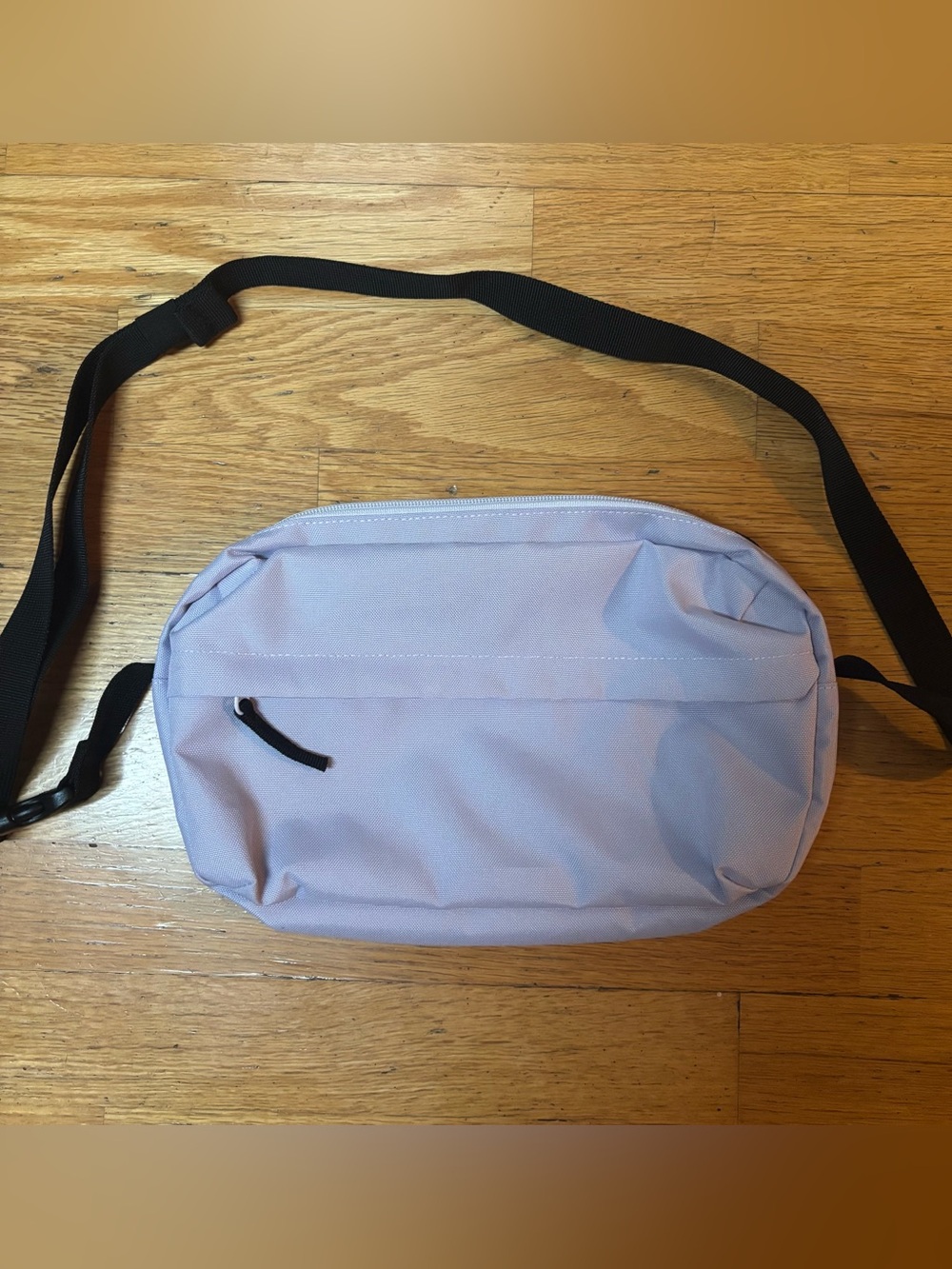 Muji Lavender Preppy Outdoor Gorpcore Crossbody Adjustable Travel Bag Medium